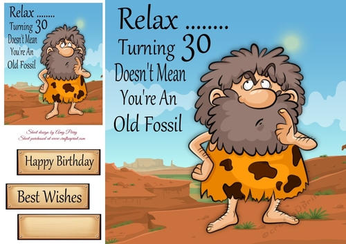 Relax ........ Turning 30 Cave Man 8x8