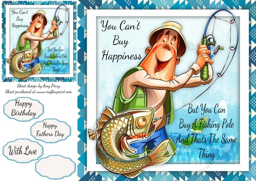 Buy A Fishing Rod Happiness 8x8