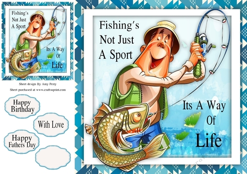 Fishings Not Just A Sport 8x8
