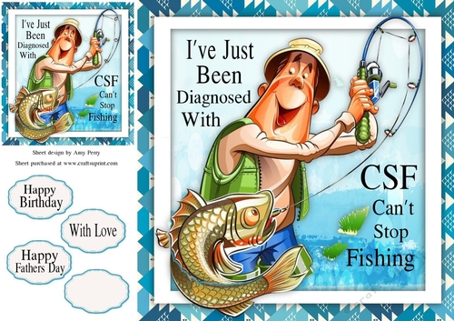 Cant Stop Fishing 8x8