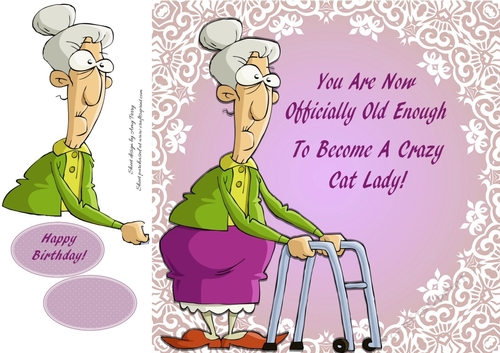 Old Lady Humor 1 8x8