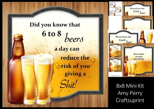 Did you know that 6 to 8 beers 8x8 Mini Kit