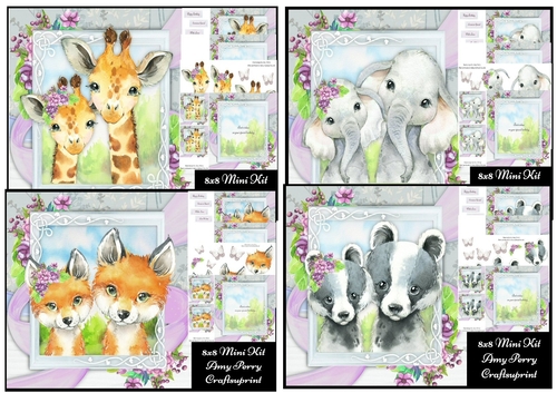 Beautiful Water Colour Animals Bumper Kit 1 