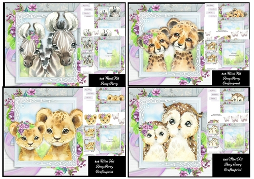 Beautiful Water Colour Animals Bumper Kit 2