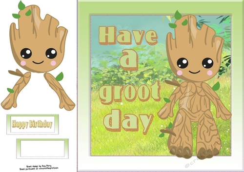 Have a groot birthday 8x8