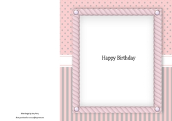 Beautiful Pink & Lilac Insert 8x8
