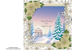 Beautiful Brown & Cream Insert 8x8
