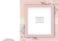 Beautiful Pink Insert 8x8