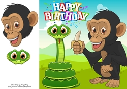Jungle Animal Party 4 8x8