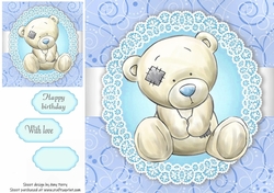 Gorgeous White Bear 8x8