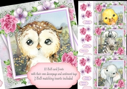 Beautiful Water Colour Animal Bumper Kit