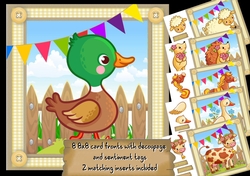 Cute Farmyard Animal Bumper Kit 