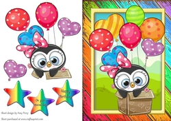 Special Delivery Penguin A5