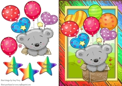 Special Delivery Grey Bear A5
