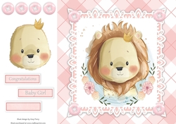 Gorgeous Baby Girl Lion 8x8