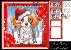 Gorgeous Festive Cavalier 7x7 Mini Kit