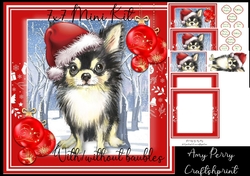 Gorgeous Festive Chihuhuhua 7x7 Mini Kit