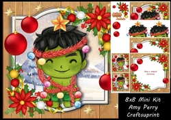 Festive Superhero 4 8x8 Mini Kit