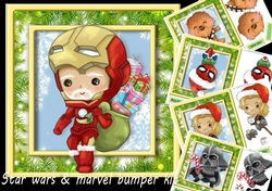Star Wars & Marvel Theme Bumper Kit 7x7