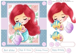 Princess With Fish7x7