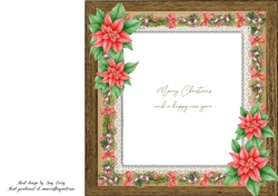 Christmas Vintage Insert 8x8