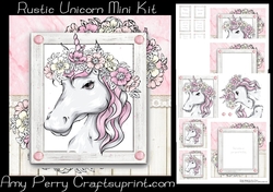 Rustic Unicorn 7x7 Mini Kit