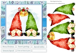 Adorable Pair Of Gnomes 7x7