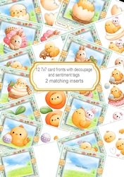 Cute Easter Animal Collection 7x7 Bumper Kit