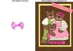Cuddly Bear Family