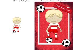 Happy Fathers Day Footballer