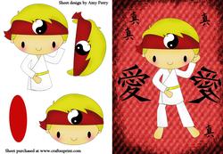 Japanese Karate Boy
