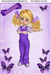 Purple Kiki Girl