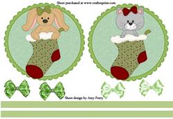 Christmas Animal Stocking