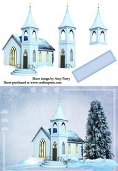 Christmas Church Scene