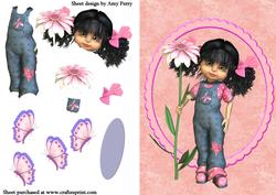 Pretty Blue & Pink Kiki