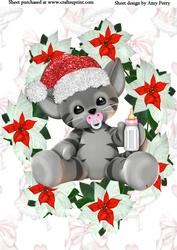 A4 Christmas Cat Plushie