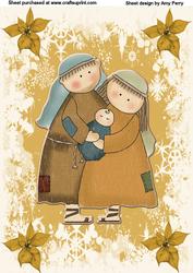 A4 Mary,joseph and Jesus