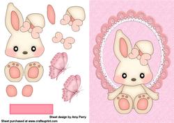 Cute Girly Bunny