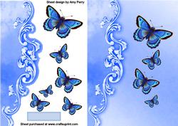 Beautiful Blue Butterflies