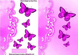 Beautiful Pink Butterflies