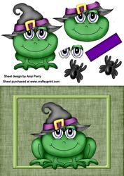 Cute Halloween Frog