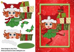 Christmas Elf Juggling Presents