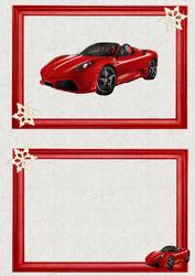 Insert Landscape Red Car