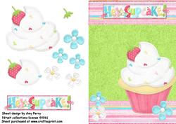 Hey Cupcake White & Pink Cupcake