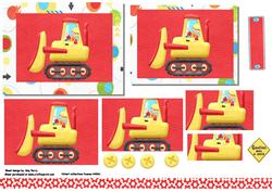 Little Red & Yellow Tractor Pyramids