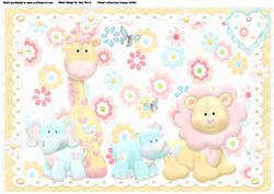 Cute Zoo Animals A4