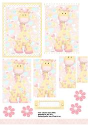 Cute Pink Giraffe Pyramids