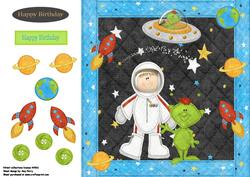 Alien & Astronaut Card Topper