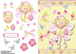 Little Pink Fairy with Pink Flower