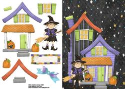 Haunted House with Witch